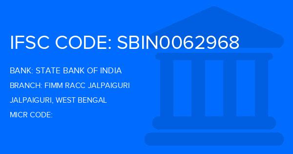 State Bank Of India (SBI) Fimm Racc Jalpaiguri Branch IFSC Code