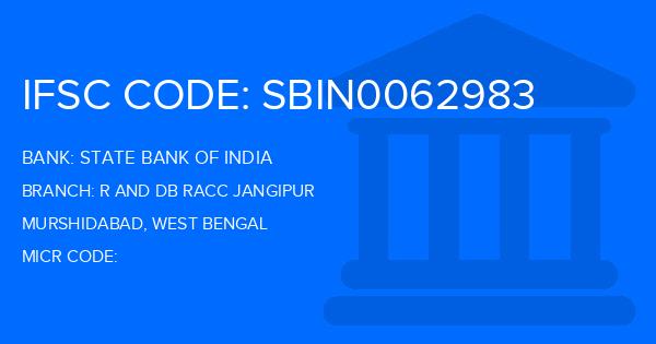 State Bank Of India (SBI) R And Db Racc Jangipur Branch IFSC Code