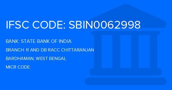 State Bank Of India (SBI) R And Db Racc Chittaranjan Branch IFSC Code