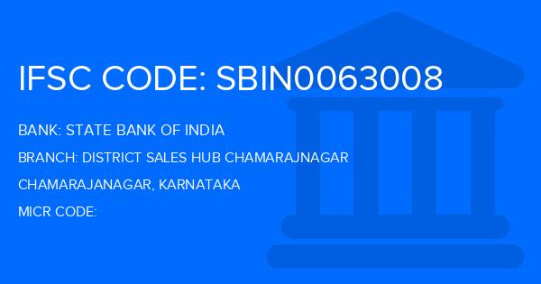 State Bank Of India (SBI) District Sales Hub Chamarajnagar Branch IFSC Code