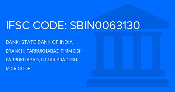 State Bank Of India (SBI) Farrukhabad Fimm Dsh Branch IFSC Code