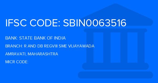 State Bank Of India (SBI) R And Db Regviii Sme Vijayawada Branch IFSC Code