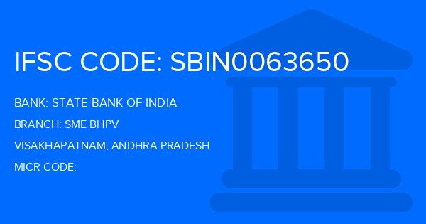 State Bank Of India (SBI) Sme Bhpv Branch IFSC Code