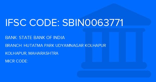 State Bank Of India (SBI) Hutatma Park Udyamnagar Kolhapur Branch IFSC Code