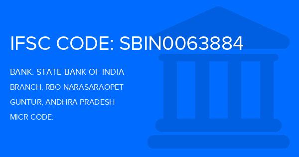 State Bank Of India (SBI) Rbo Narasaraopet Branch IFSC Code