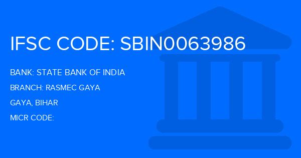 State Bank Of India (SBI) Rasmec Gaya Branch IFSC Code
