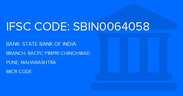 State Bank Of India (SBI) Racpc Pimpri Chinchwad Branch IFSC Code