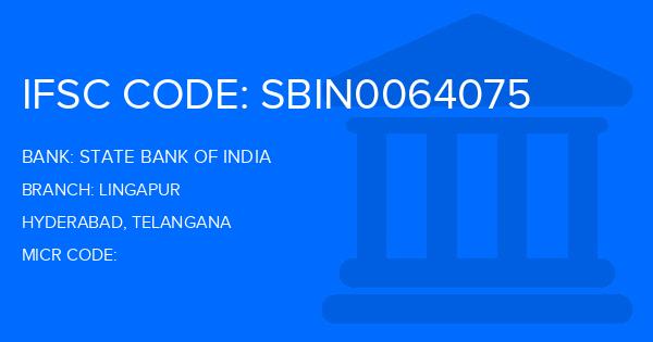 State Bank Of India (SBI) Lingapur Branch IFSC Code