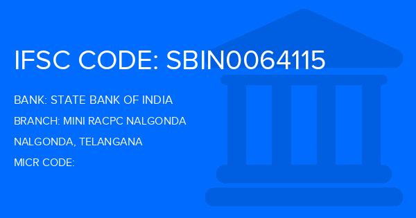 State Bank Of India (SBI) Mini Racpc Nalgonda Branch IFSC Code