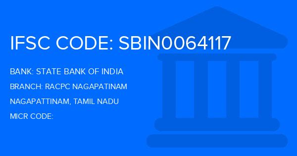 State Bank Of India (SBI) Racpc Nagapatinam Branch IFSC Code