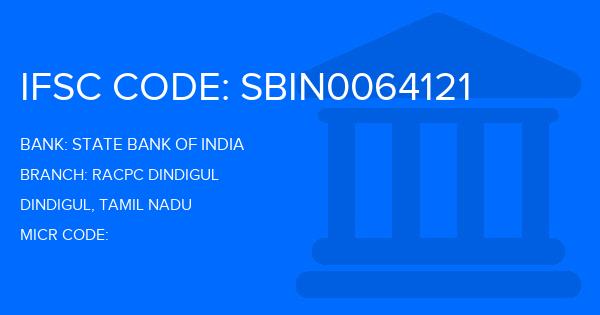 State Bank Of India (SBI) Racpc Dindigul Branch IFSC Code