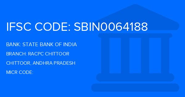 State Bank Of India (SBI) Racpc Chittoor Branch IFSC Code