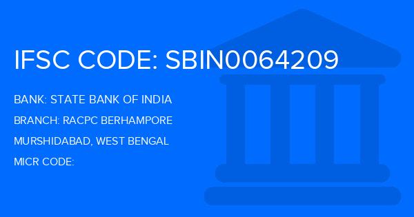 State Bank Of India (SBI) Racpc Berhampore Branch IFSC Code