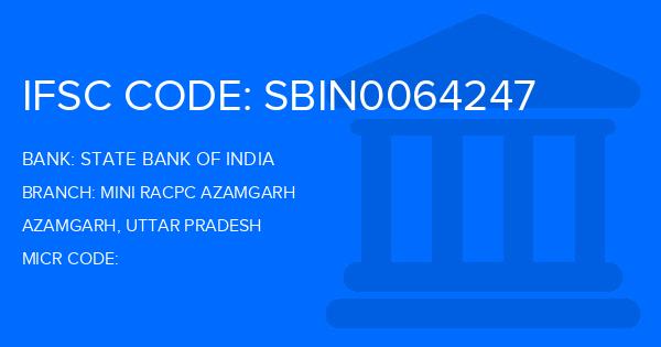 State Bank Of India (SBI) Mini Racpc Azamgarh Branch IFSC Code