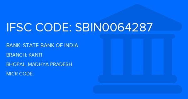 State Bank Of India (SBI) Kanti Branch IFSC Code