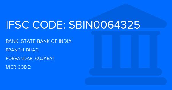 State Bank Of India (SBI) Bhad Branch IFSC Code