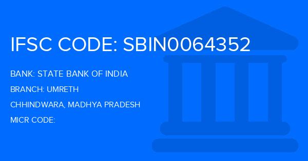 State Bank Of India (SBI) Umreth Branch IFSC Code