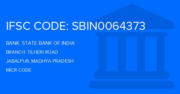 State Bank Of India (SBI) Tilheri Road Branch IFSC Code