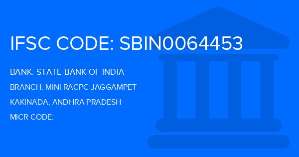 State Bank Of India (SBI) Mini Racpc Jaggampet Branch IFSC Code