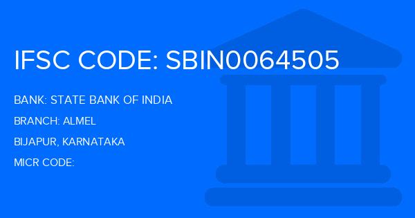 State Bank Of India (SBI) Almel Branch IFSC Code