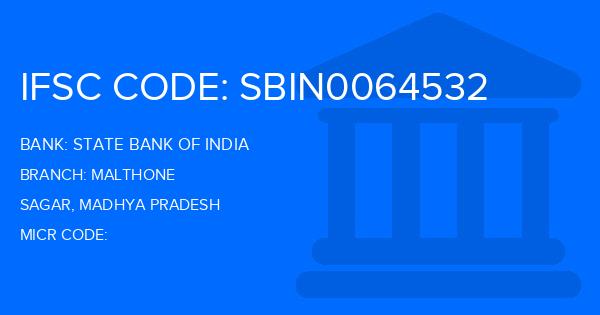 State Bank Of India (SBI) Malthone Branch IFSC Code