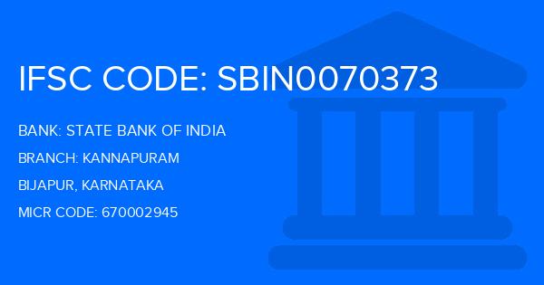 State Bank Of India (SBI) Kannapuram Branch IFSC Code