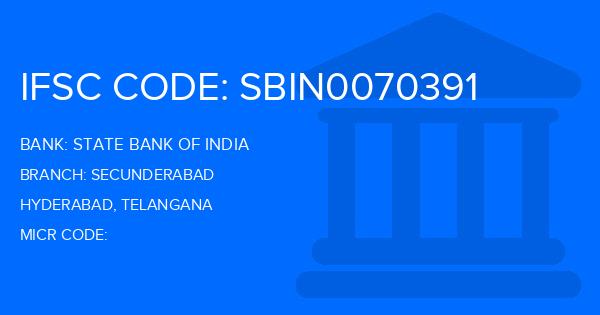 State Bank Of India (SBI) Secunderabad Branch IFSC Code