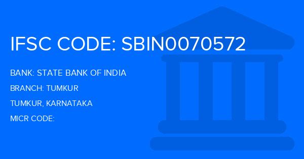 State Bank Of India (SBI) Tumkur Branch IFSC Code