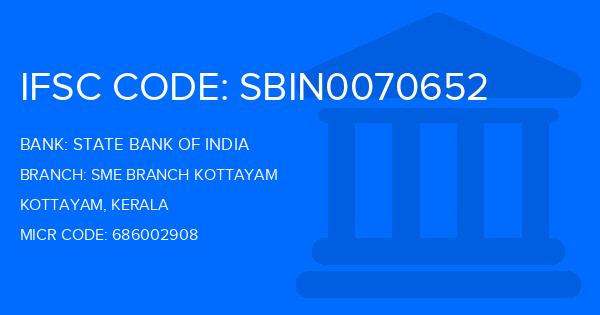 State Bank Of India (SBI) Sme Branch Kottayam Branch IFSC Code