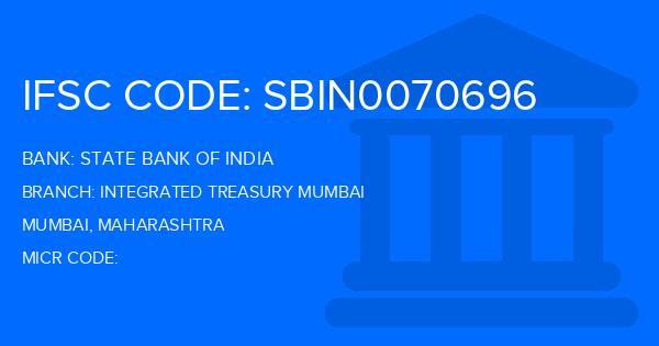 State Bank Of India (SBI) Integrated Treasury Mumbai Branch IFSC Code