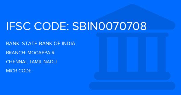 State Bank Of India (SBI) Mogappair Branch IFSC Code