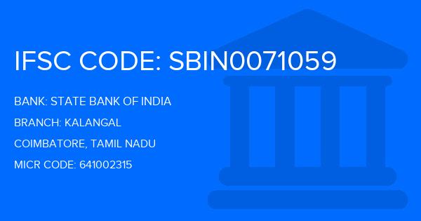 State Bank Of India (SBI) Kalangal Branch IFSC Code