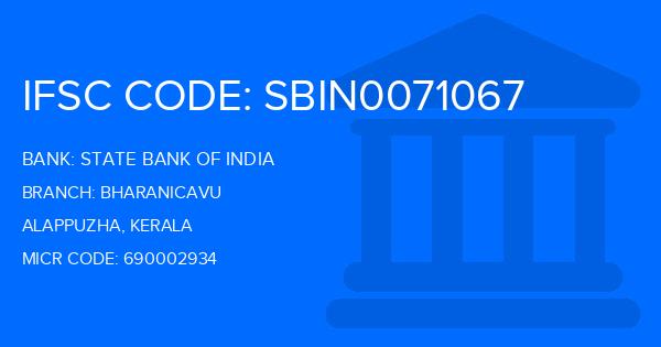 State Bank Of India (SBI) Bharanicavu Branch IFSC Code