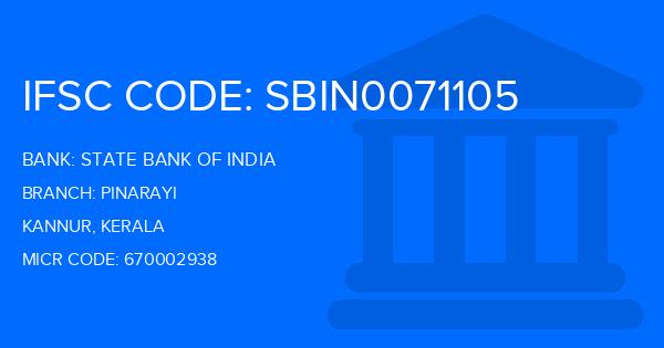State Bank Of India (SBI) Pinarayi Branch IFSC Code