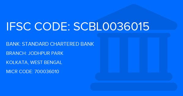 Standard Chartered Bank (SCB) Jodhpur Park Branch IFSC Code