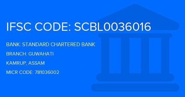 Standard Chartered Bank (SCB) Guwahati Branch IFSC Code