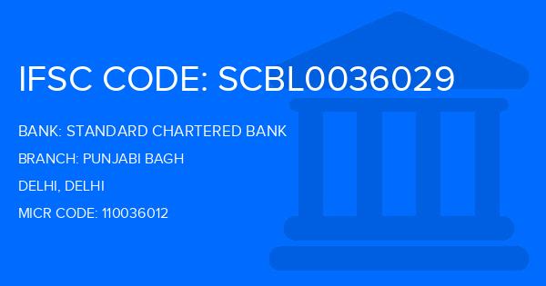 Standard Chartered Bank (SCB) Punjabi Bagh Branch IFSC Code