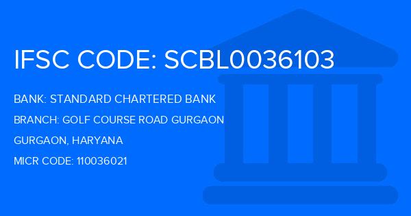 Standard Chartered Bank (SCB) Golf Course Road Gurgaon Branch IFSC Code