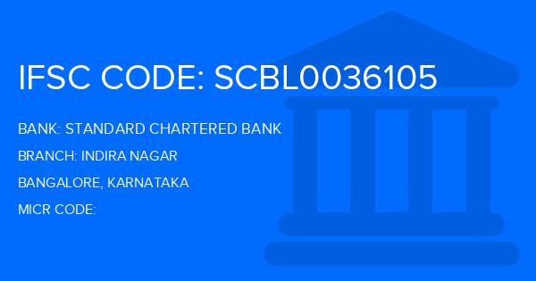 Standard Chartered Bank (SCB) Indira Nagar Branch IFSC Code