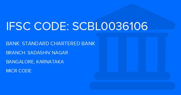 Standard Chartered Bank (SCB) Sadashiv Nagar Branch IFSC Code