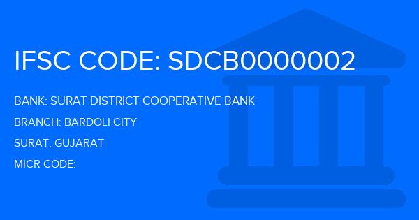 Surat District Cooperative Bank Bardoli City Branch IFSC Code