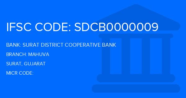 Surat District Cooperative Bank Mahuva Branch IFSC Code