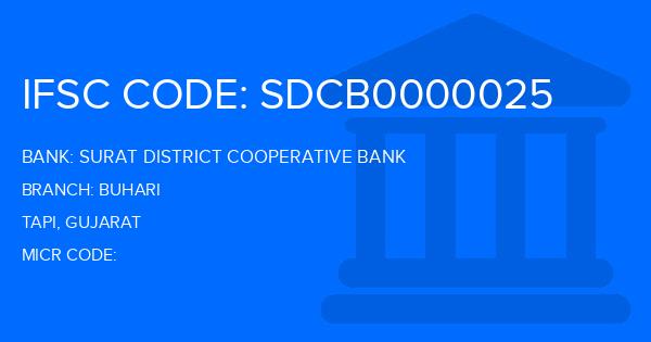 Surat District Cooperative Bank Buhari Branch IFSC Code