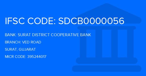 Surat District Cooperative Bank Ved Road Branch IFSC Code