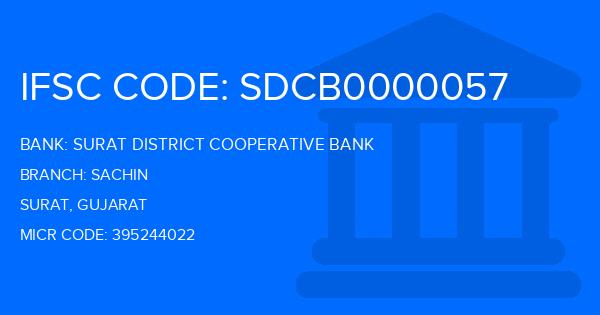 Surat District Cooperative Bank Sachin Branch IFSC Code