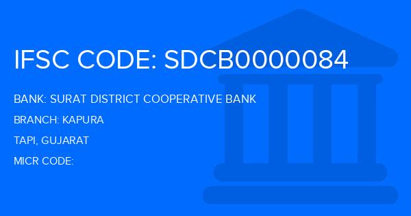 Surat District Cooperative Bank Kapura Branch IFSC Code