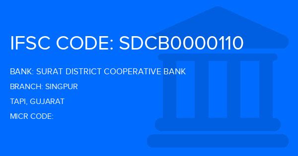 Surat District Cooperative Bank Singpur Branch IFSC Code