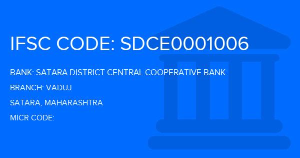 Satara District Central Cooperative Bank Vaduj Branch IFSC Code