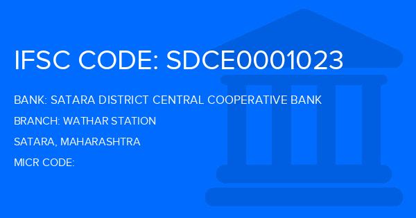 Satara District Central Cooperative Bank Wathar Station Branch IFSC Code