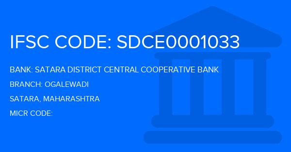 Satara District Central Cooperative Bank Ogalewadi Branch IFSC Code